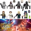 Tv6107 Sci-fi Series Clone Commander Echo Ahsoka Children's Assembly Figure Building Blocks Toy Suitable For Ages 3-14