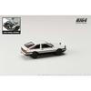 HJ64 1/64 Scale Toyota Sprinter Trueno GT APEX (AE86) JDM Style White/Black Finished Model