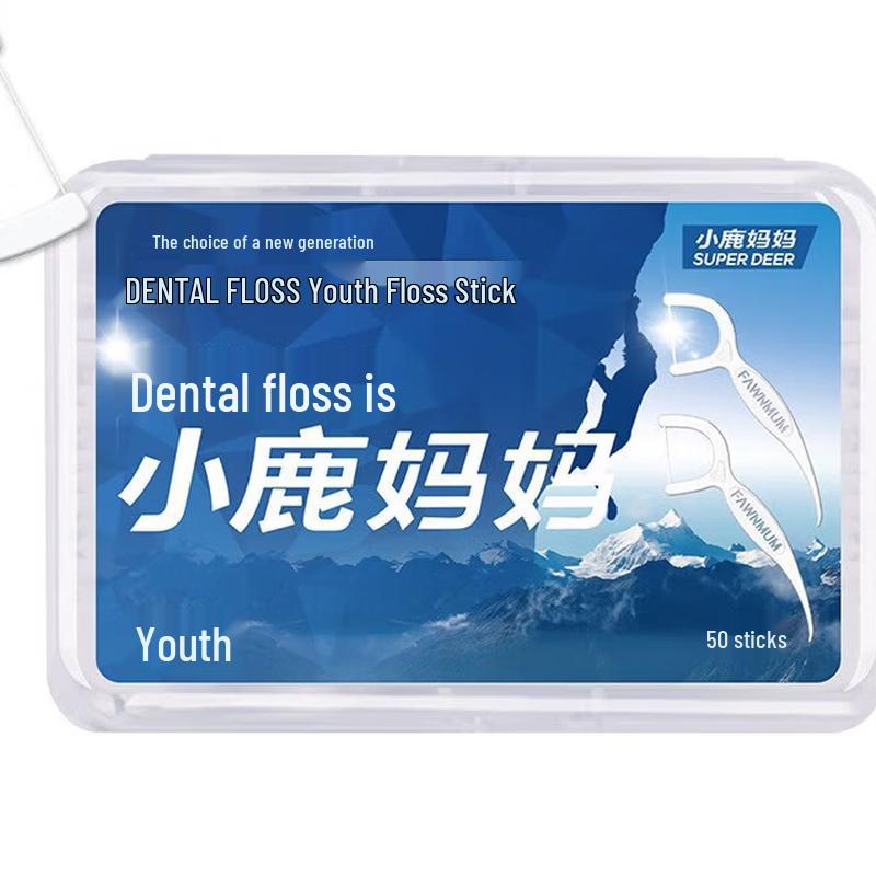 Fawnmum Hollow Dental Floss Picks Bulk Pack