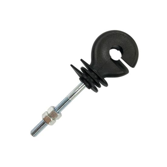 10 Stück Isoliernägel, tragbar, mit Gewindebohrer, sonnenbeständig, feste Leitung, ABS, hohe Festigkeit, Zaunisolatoren, Weide