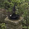 Witch Hanging Bird Feeder with Tray Whimsical for Wildlife Watching