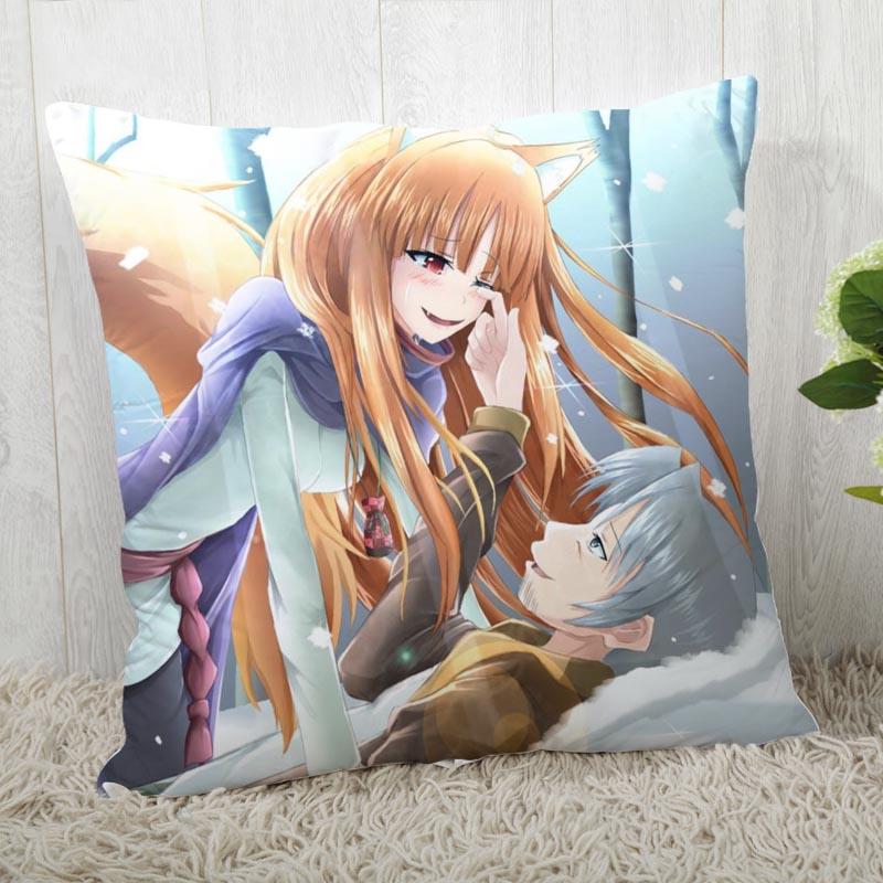 Spice And Wolf Pillow Cover Customize Pillow Case Modern Home Decorative Pillowcase For Living Room 45X45Cm A19.12.13