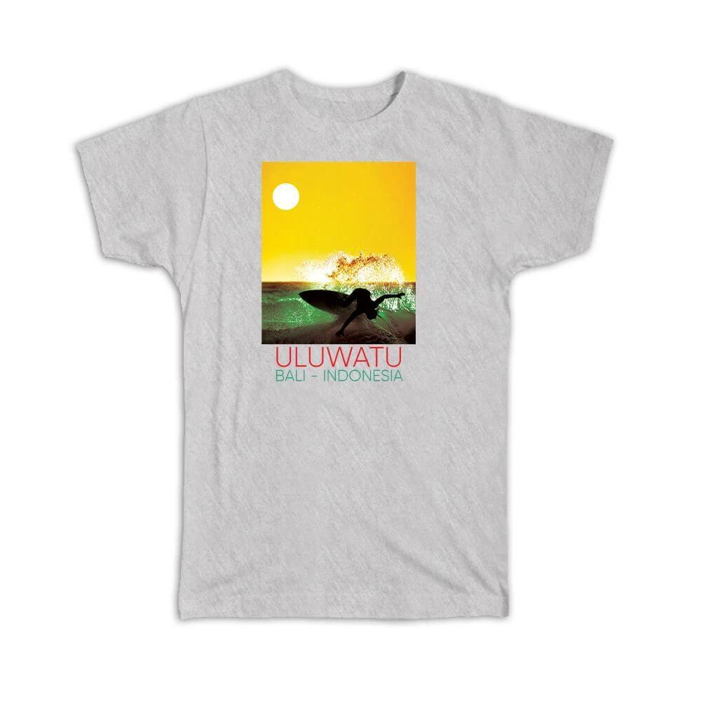 Gift T-Shirt : Surfer Uluwatu Bali Indonesia Retro 2XL