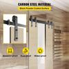 Sliding Barn Door Hardware Kit, 12FT Barn Door Kit, 330LBS Load-bearing Double Barn Door Hardware Kit, Carbon Steel Barn Door Track, Darn door for