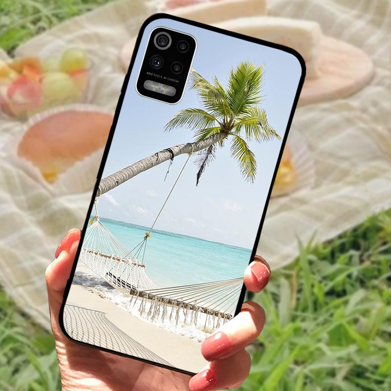 For LG K52 Q52 K62 4G Case Silicone Soft TPU Black Bumper Cover For LG K62+ Coque K62 Plus 4G Fashion Phone Protective Fundas