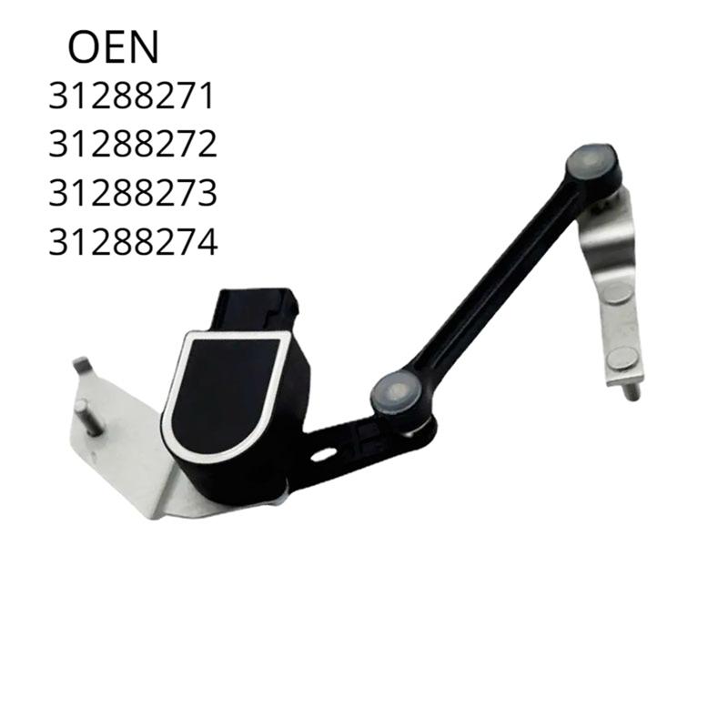 

4Pcs 31288271 31288272 31288273 31288274 Body Height Headlight Level Sensor For Volvo S60 S60L V70 2008-2018 Black Silver