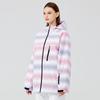 Skijacken für Damen, Outdoor, winddicht, wasserdicht, Snowboardjacke, atmungsaktiv, warm, mit mehreren Taschen, Skijacke für Damen, Kapuze, Schneemantel