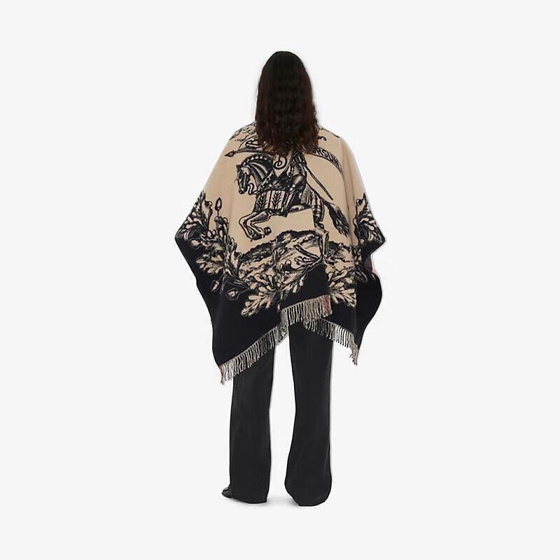 Burberry Women's Wool Cape Shawl
