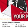 Custom Name SC Freiburg Wall Tapestry Aesthetic Wall Hanging Printed Fabric Blanket Decorative Tapestries for Bedroom Living Room Home Decor
