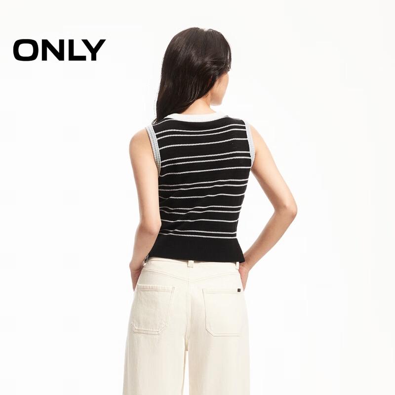 ONLY Women's Color-Block Sleeveless Knit Vest