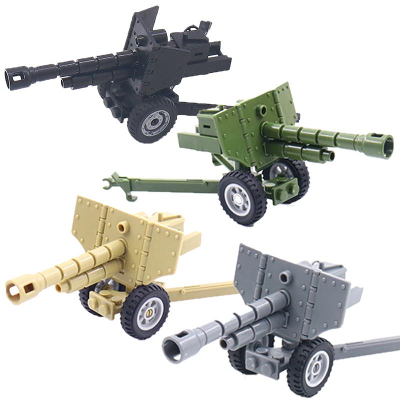 MOC Military Building Block Set Weapons War Army Accessories Soviet Army Characters Cannon Carts Launchers Tents Block Bricks Gift Presents Toy
