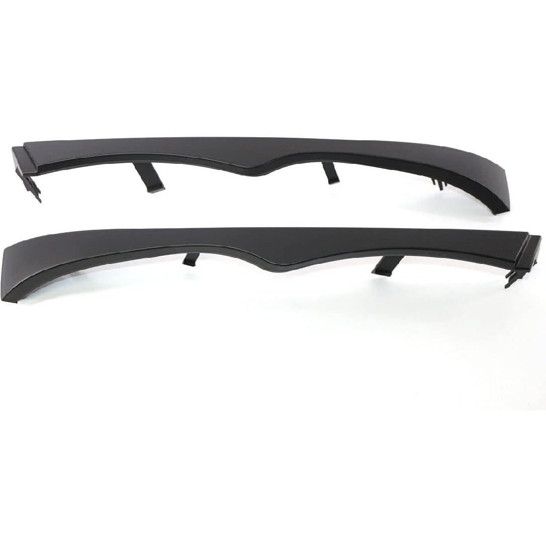 

GSRECY Driver and Passenger Side Front Bumper Lower Grille Headlight Filler Trim Moulding Panel Compatible with BMW E46 325i 330i 4 Door 1998-2005