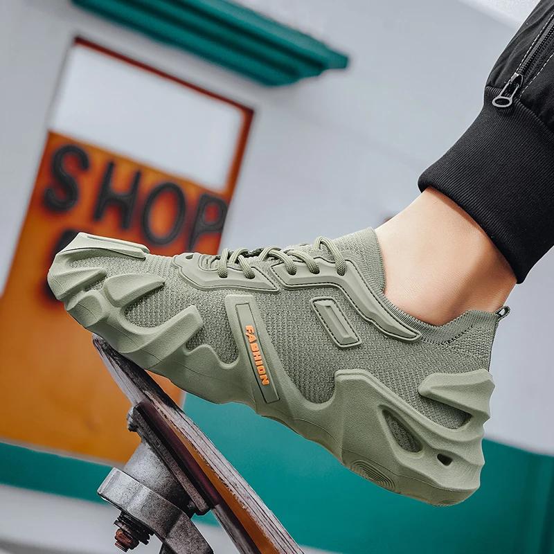 Men's Breathable Mesh Casual Sneakers Original Comfort Lightweight Sports Running Shoes for Men