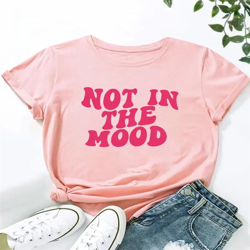 

Повседневная футболка большого размера с принтом-слоганом для женщин XXXL