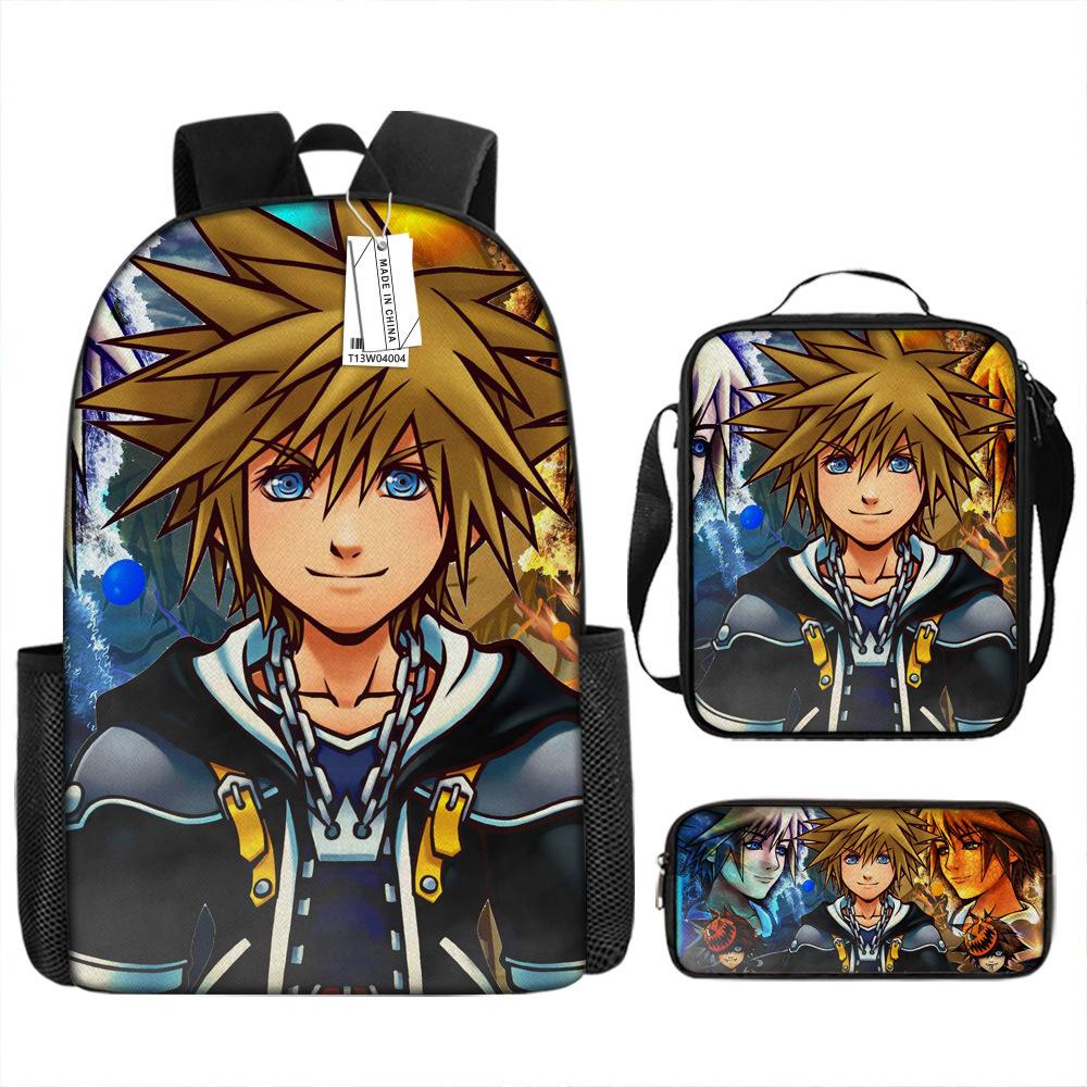 Anime Backpack Kingdom Heart Backpack European and American School Bag
