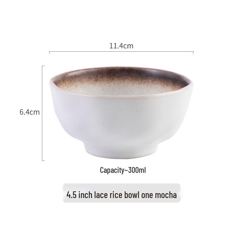 Ruhan Japanese Ceramic Rice Bowl