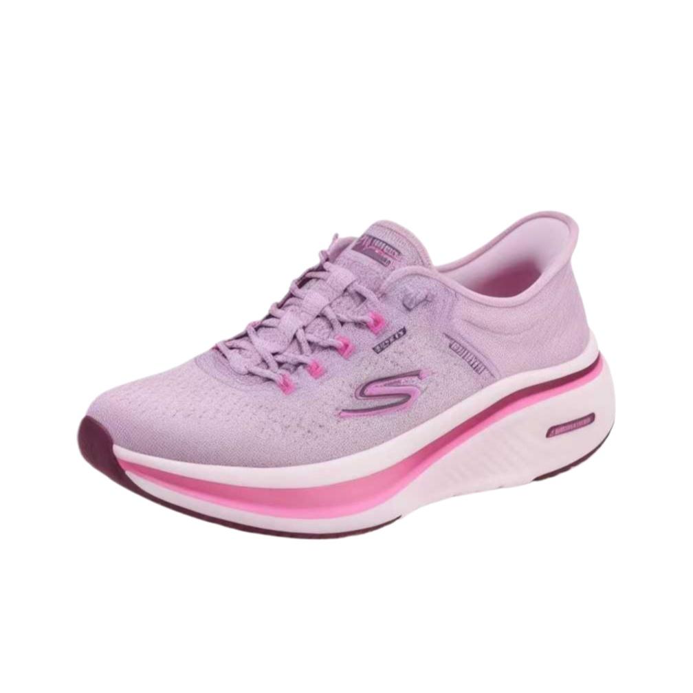 Skechers Nazouvací Lehká Tlumící Prodyšná Podpůrná Rovnováha Běžecké Boty Dámské tenisky Růžová 129006-PNK