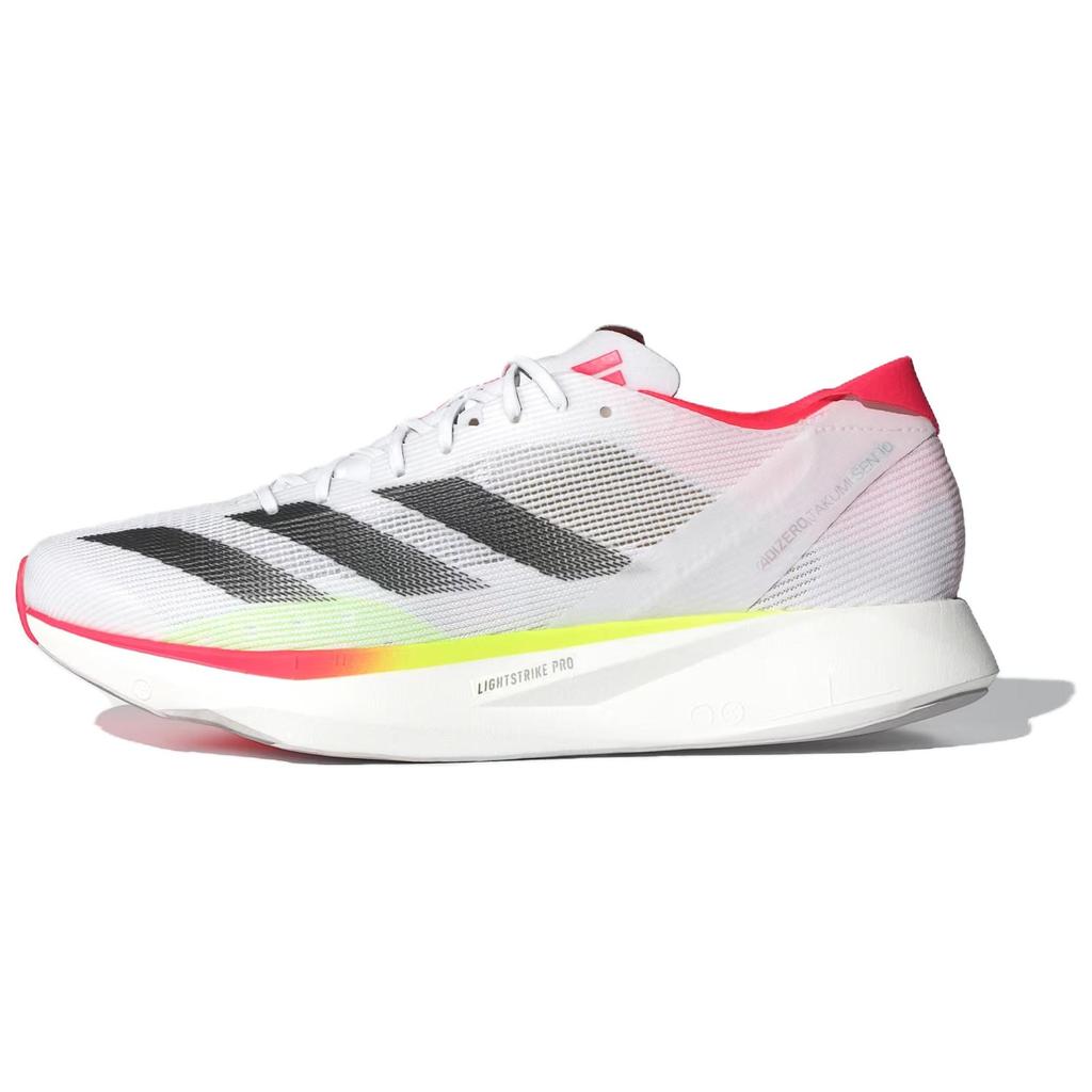 Adidas Adizero Takumi Sen 10 Branco Preto Vermelho Lúdico Tênis Calçado Masculino-Branco Preto IH5712