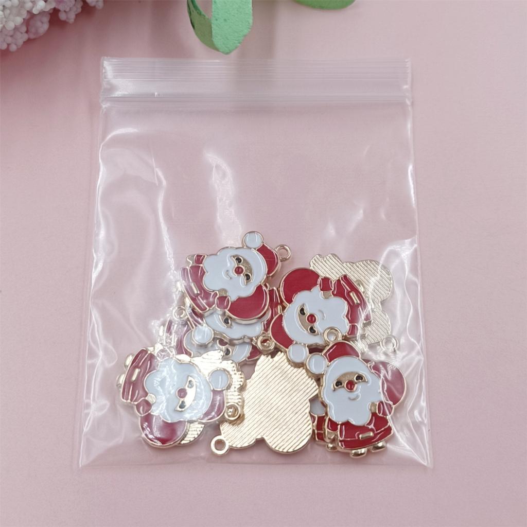 10 buc 9 tipuri de ulei din aliaj care picura accesorii pandantiv de Crăciun Decorațiuni de Crăciun pandantiv colier Accesorii de bijuterii DIY Material realizat manual