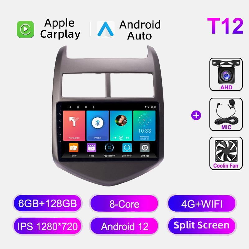 CarPlay Android Auto Car Radio Multimedia Player For Chevrolet Aveo 2 Sonic T300 2011-2015 Navigation GPS 2Din Auto Stereo