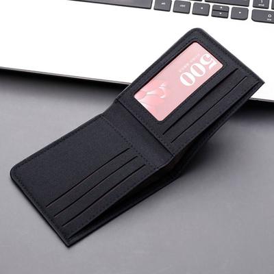Men Canvas Wallet Credit Card Holder Male Short Purse Business Money Bag Men Coin Purse