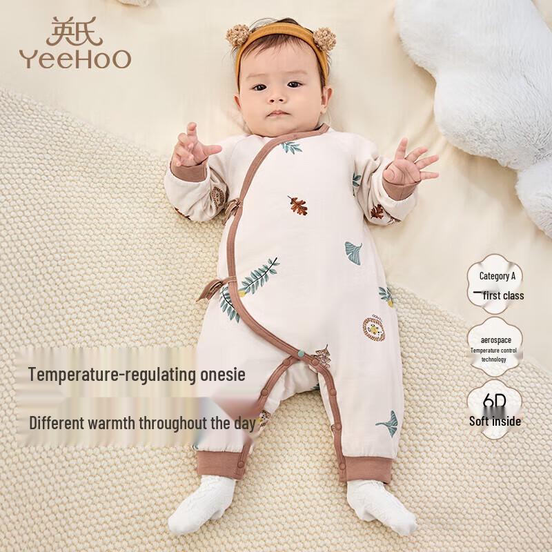 YEEHOO Baby Quilted Warm Winter Romper 66