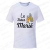 Beers for The Groom Squad T-shirt French Evg Team Future Groom Best Man Tshirt Boyfriend Bachelor Party Tees Wedding Clothing