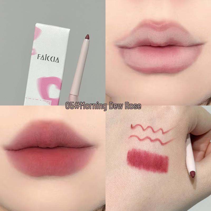 One Stroke Multi-use: Fei Xi Misty Dudu Double-ended Lip & Eye Definition - Lip Liner, Lipstick Base, Plumping, Long-lasting.