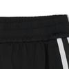 Calças Casuais Soltas de Cintura Média Listradas do MLB New York Yankees Unissex Pretas 3APTB1143-50BKS