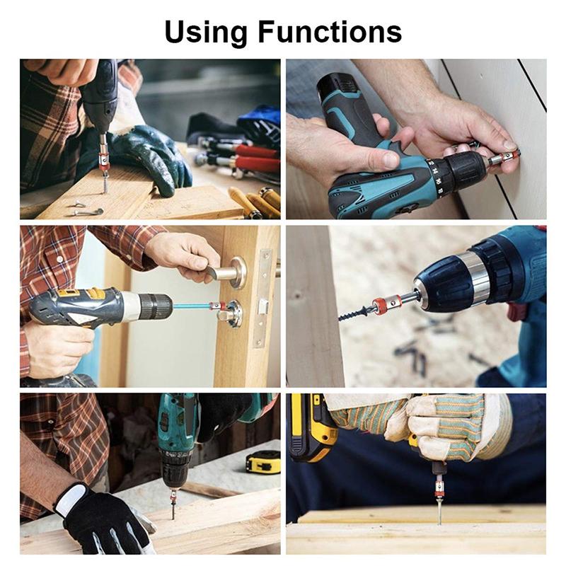 Universal Screwdriver Head Magnetic Ring Upgrade Magnetizer Screw Removable for Hex Screwdriver and Power Bits Household Tool