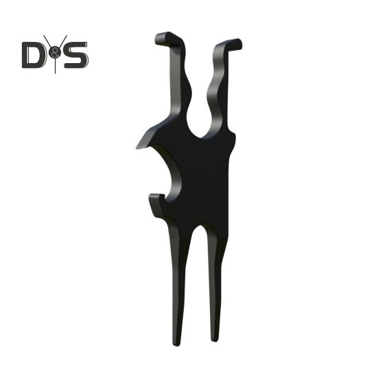 

Магнитный держатель для дыма для гольфа, пивной стакан и инструмент для ремонта дырок в земле, многофункциональный аксессуар для гольфа 3 в 1, подарки для мужчин чёрный