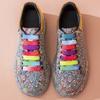 Sneakers Women's Big Size  New Color Rhinestone Fashion Women Loafers Platform Fashion Shiny Women's Shoes Graffiti Rhinestone