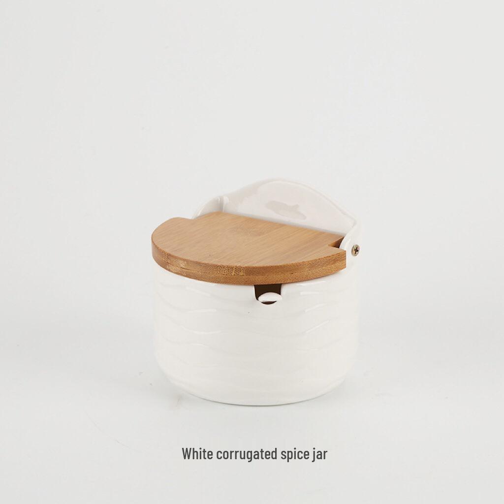 

Japanese Retro Ceramic Spice Jar Set for Kitchen and Restaurant Storage