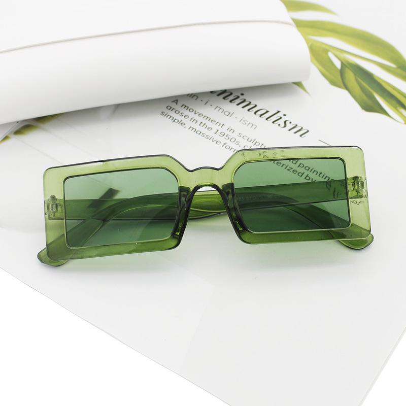 Square Sunglasses Women'S Small Frame Sunglasses Trendy Catwalk Sunglasses Street Shooting Retro