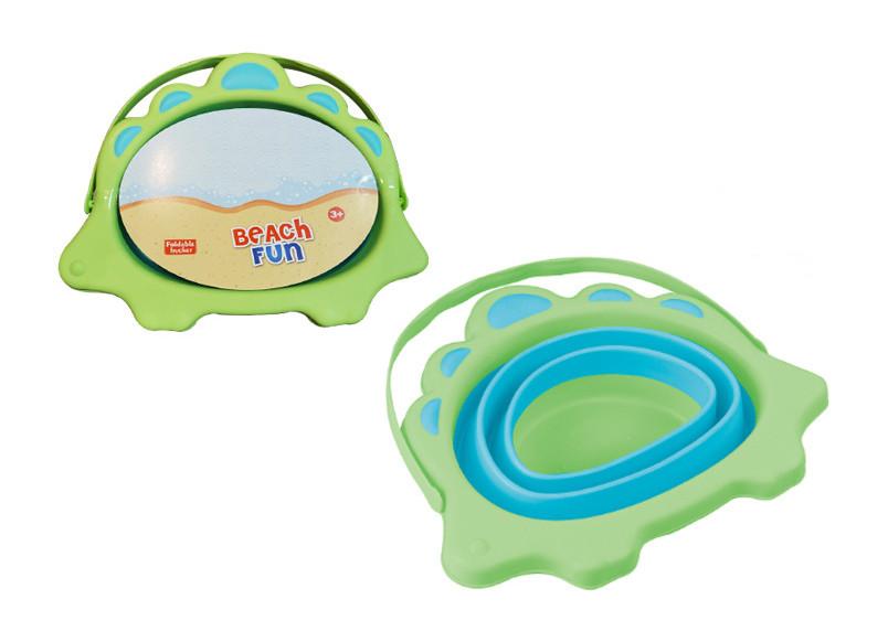 Versatile 2.5l Soft Silicone Folding Bucket Ideal For Kids Outdoor Sand Play Activities
