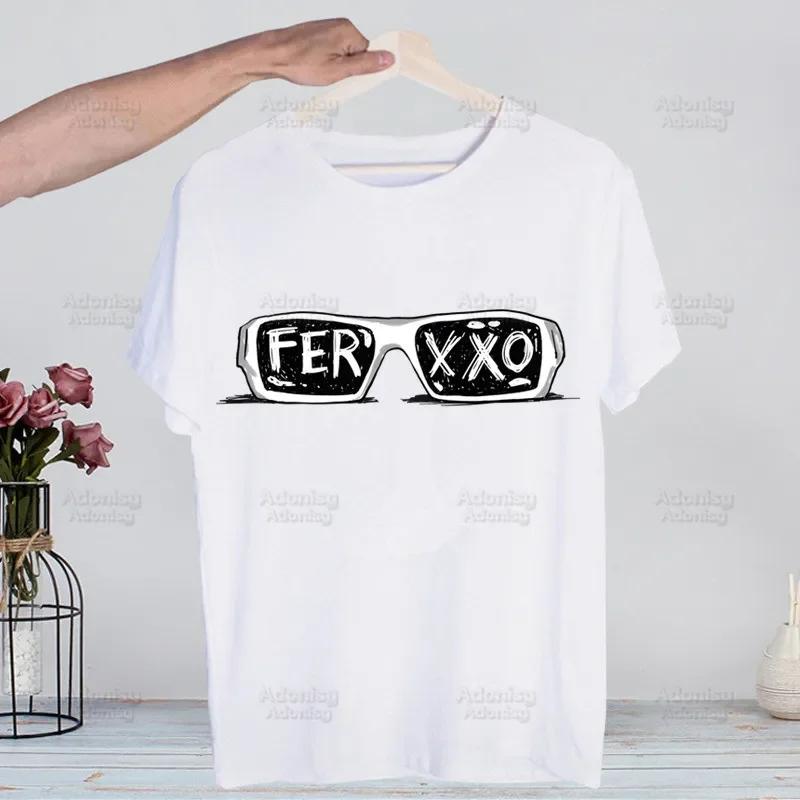 The Ferxxo Feid 90s Rapper Feid Ferxxo Harajuku T-shirts Summer Men Hip Hop Funny Tshirt Streetwear t shirts Short Sleeve Tops