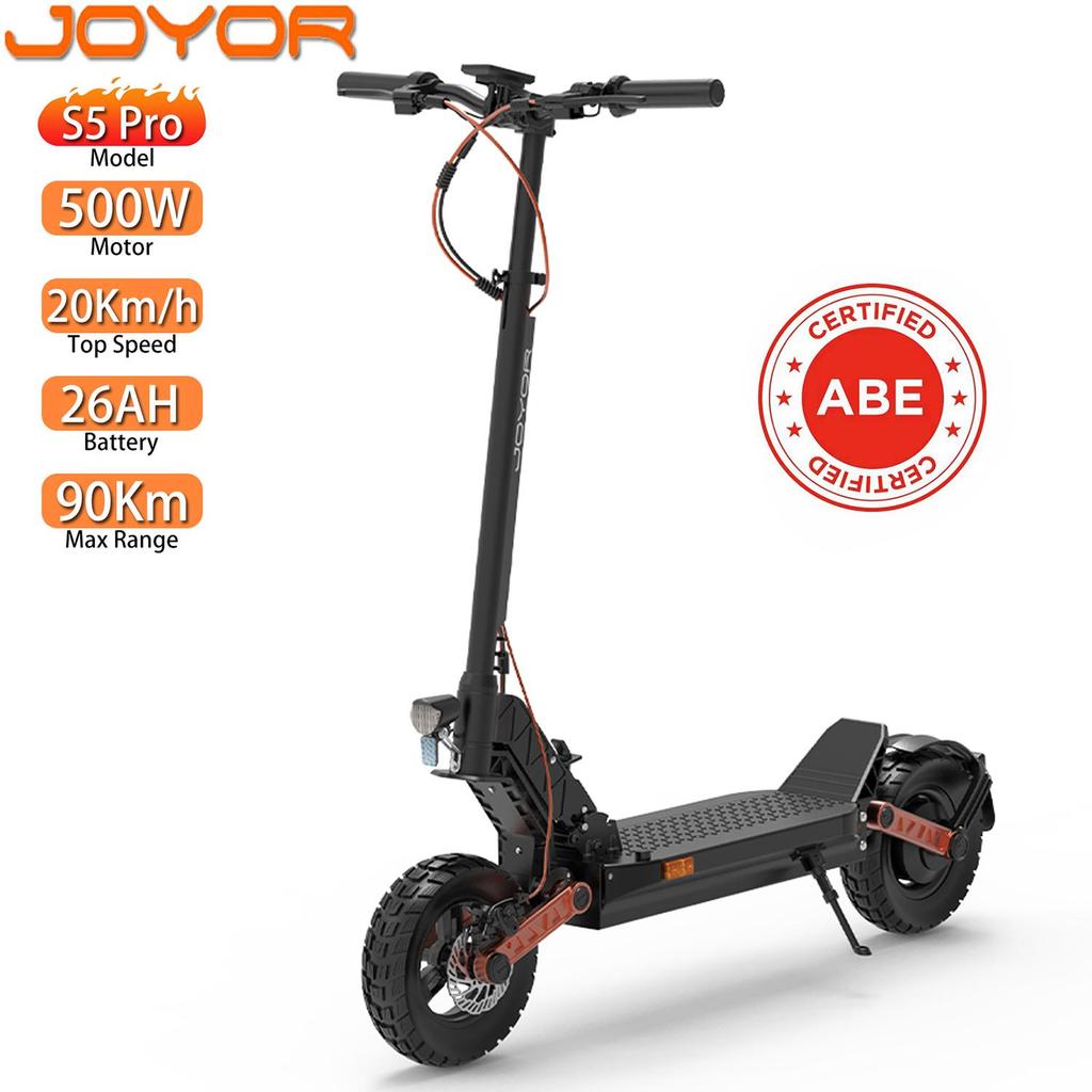 Electric Scooter Foldable Joyor S5 Pro 500W Motor Electric City ScooterTop Speed 20Km/h 48V 26AH Range 90Km Load 120Kg