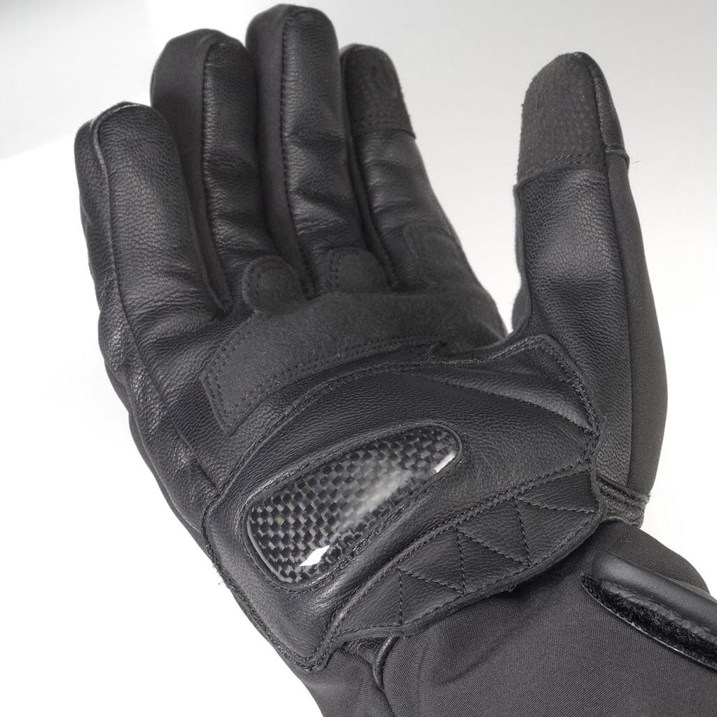Komine Motorcycle Protective Winter Waterproof and Carbon Fiber Stretch for and Spring Gloves, Black/Red, XL, GK-837 1282, Cold-Resistant, Material,