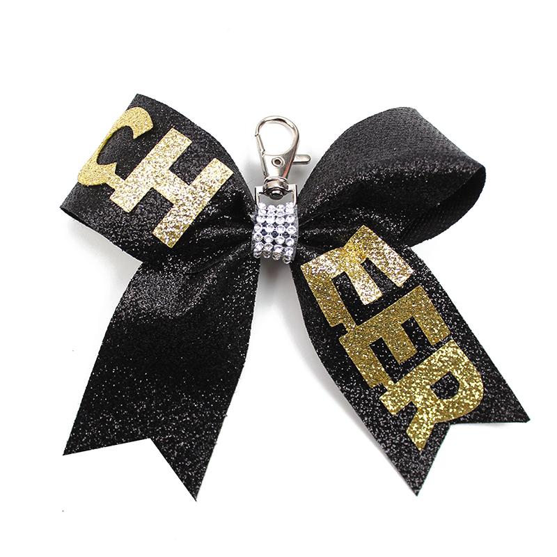 Creative Fashion Cheerleader Keyrings With Glitters Designs Unique Keyrings Exquisite Backpack Decoration Accessories Gifts