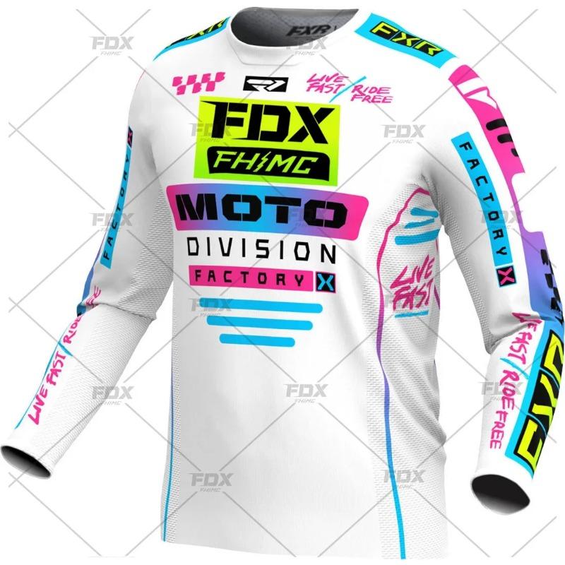 2024 Maglia da Downhill da Corsa Mountain Bike Motocicletta Ciclismo Crossmax Camicia Ciclismo Abbigliamento per Uomo Maglia MTB MX Ranger Fdx DH