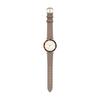Kalanchoe Round Acetate Bezel Watch H01923S-1 MOC Women's Brown
