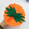 2Pcs Halloween Pumpkin Dress up Kits Includes Pumpkin Hairband Skirt