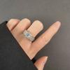 Unique and Personalized Differences with Personalised High-grade Sparkling and Glittering Classic Couple's Ring One Carat Ring Fashion Trends Ring