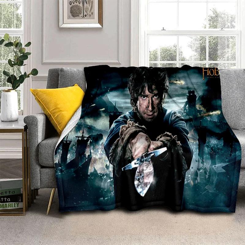 L-Lord of the Rings H-Hobbit HD Blanket,Soft Throw Blanket for Home Bedroom Bed Sofa Picnic Travel Office Cover Blanket Kids 3D 75x90cm