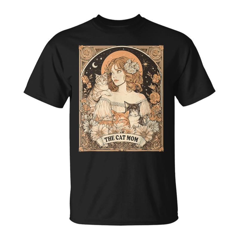 Tarot Card The Cat Mom T-Shirt