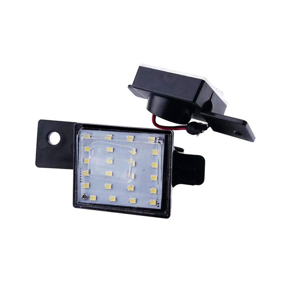 2x White LED License Plate Light For Chevrolet Colorado Silverado 1500 2014-2021