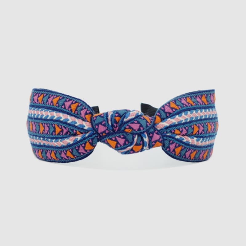 LALA Ethnic Hairband-L/BLUE