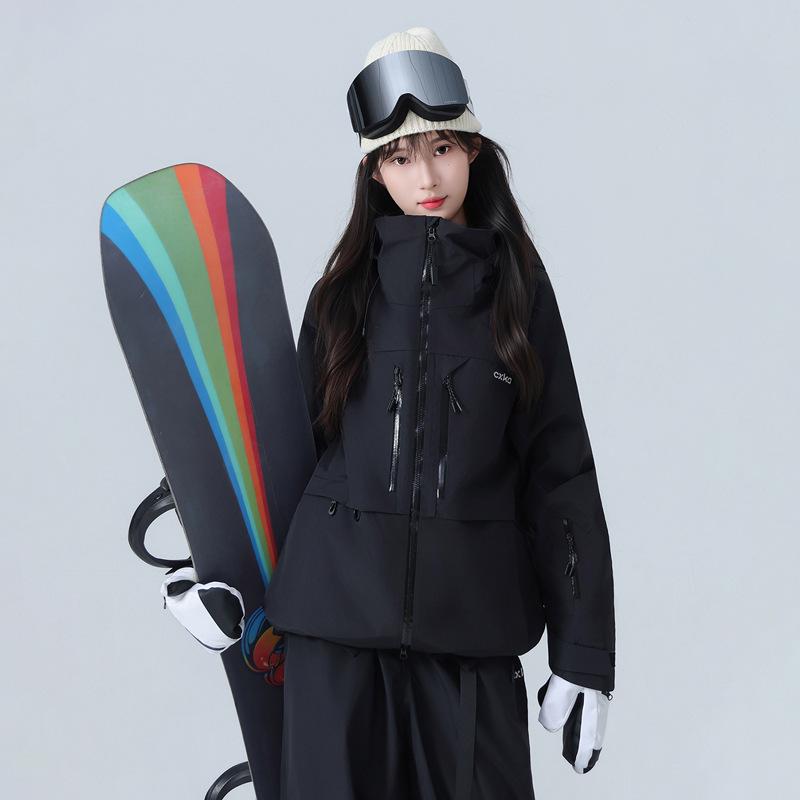 Wasserdichtes Ski-Anzug-Set für Damen und Herren: Verdickte, vollverschweißte Jacke & Hose zum Snowboarden & Skifahren.
