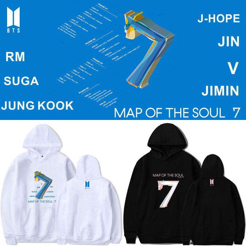 Bts Kpop Of The Soul7 Bangtan Boys Hoodie Coat Pullover Sweatshirt Top