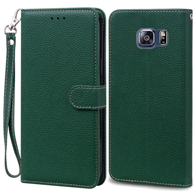 S6 Edge Case For Samsung Galaxy S6 Edge Case G925 Leather Flip Wallet Case For Samsung S6 S 6 edge Case G920 Wallet Cover Fundas